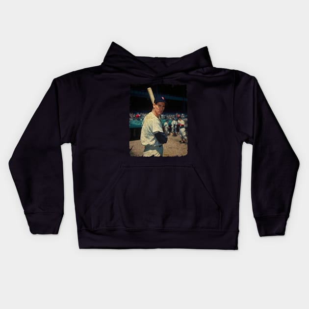 Ted Williams - Marines (World War II and Korean War) Kids Hoodie by SOEKAMPTI